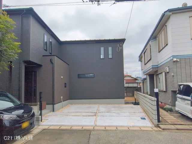 千葉県松戸市六実2丁目の新築戸建て外構写真 2026年2月25日撮影