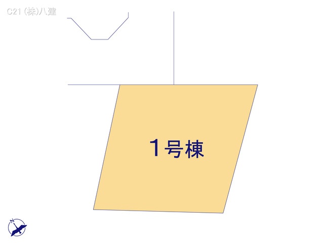 千葉県松戸市六実2丁目の新築戸建て全体区画図 ※図面と異なる場合は現況を優先