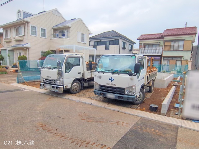 千葉県流山市こうのす台の新築戸建て基礎写真 2025年12月1日撮影