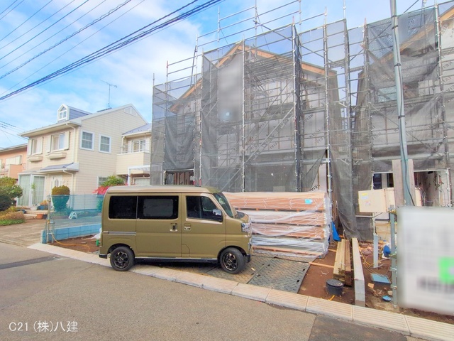 千葉県流山市こうのす台の新築戸建てシート写真 2025年12月22日撮影