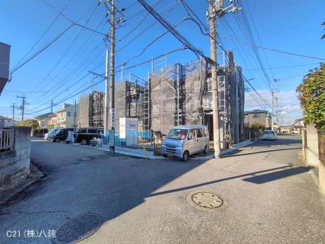 千葉県流山市こうのす台の新築戸建てシート写真 2026年1月7日撮影