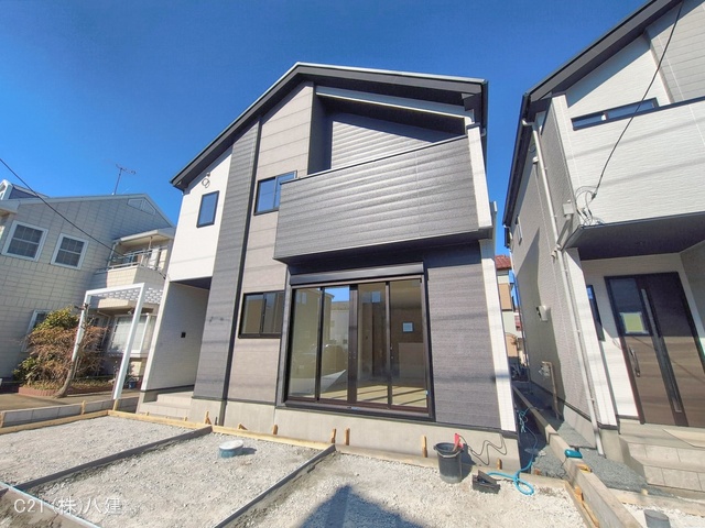 千葉県流山市こうのす台の新築戸建て外構写真 2026年2月3日撮影