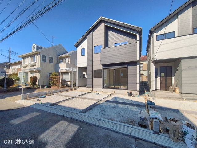 千葉県流山市こうのす台の新築戸建て外構写真 2026年2月3日撮影