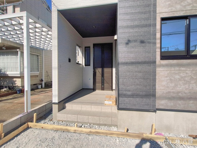 千葉県流山市こうのす台の新築戸建て外構写真 2026年2月3日撮影