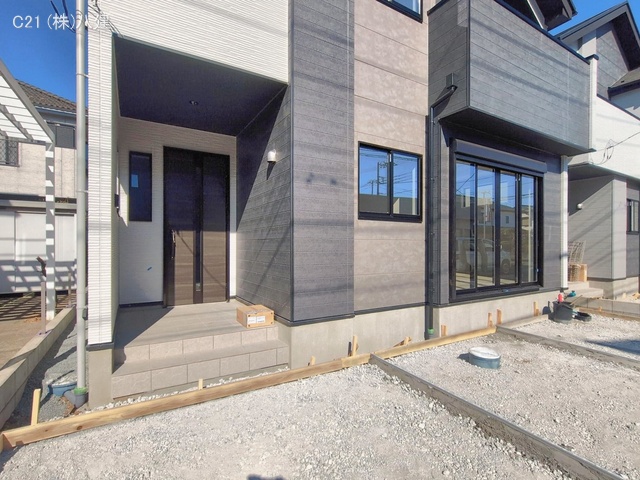 千葉県流山市こうのす台の新築戸建て外構写真 2026年2月3日撮影