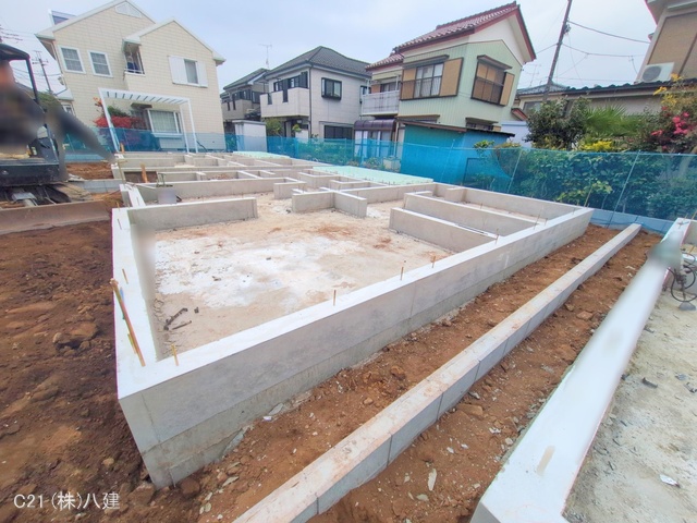 千葉県流山市こうのす台の新築戸建て基礎写真 2025年12月1日撮影