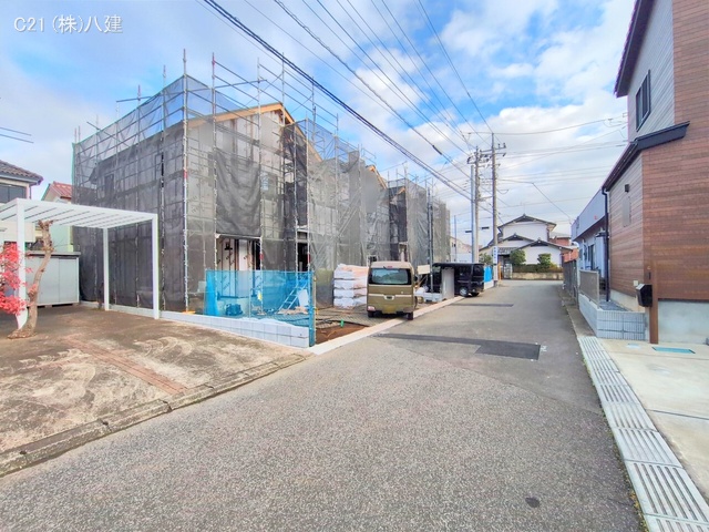 千葉県流山市こうのす台の新築戸建てシート写真 2025年12月22日撮影
