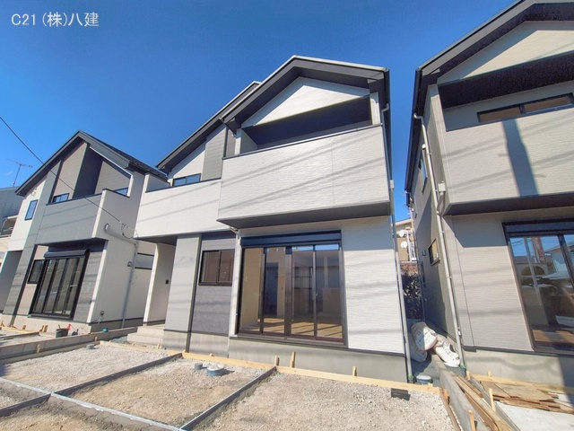 千葉県流山市こうのす台の新築戸建て外構写真 2026年2月3日撮影