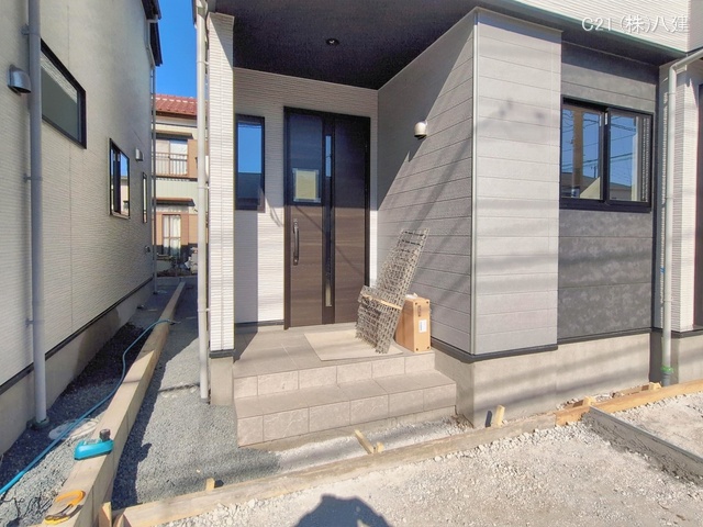 千葉県流山市こうのす台の新築戸建て外構写真 2026年2月3日撮影