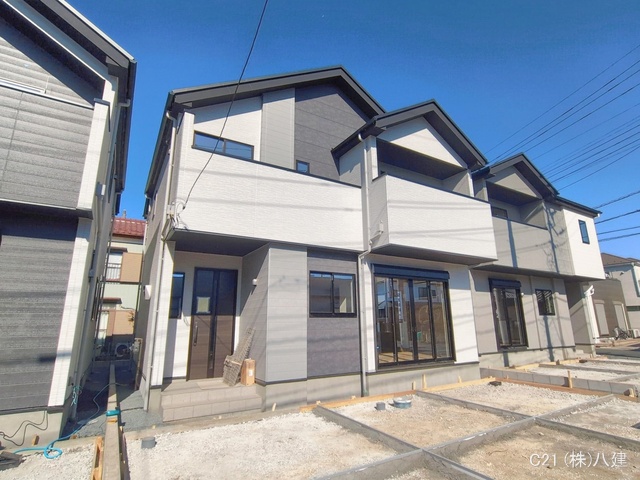 千葉県流山市こうのす台の新築戸建て外構写真 2026年2月3日撮影