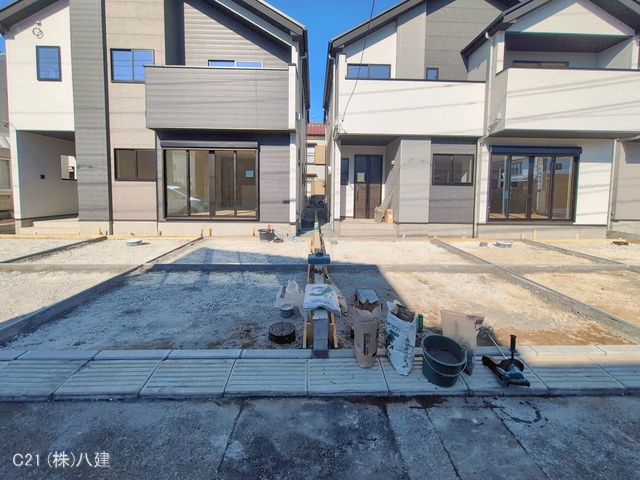 千葉県流山市こうのす台の新築戸建て外構写真 2026年2月3日撮影