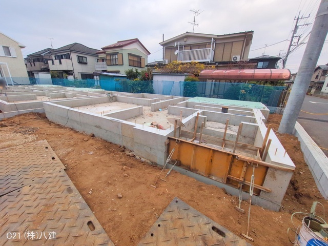千葉県流山市こうのす台の新築戸建て基礎写真 2025年12月1日撮影