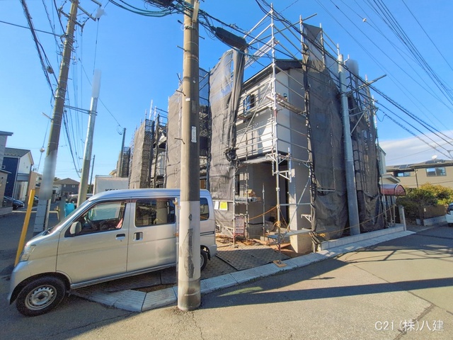 千葉県流山市こうのす台の新築戸建てシート写真 2026年1月7日撮影