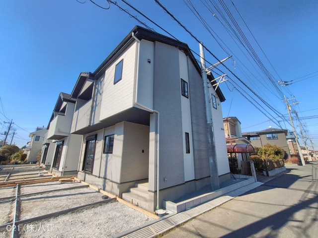 千葉県流山市こうのす台の新築戸建て外構写真 2026年2月3日撮影