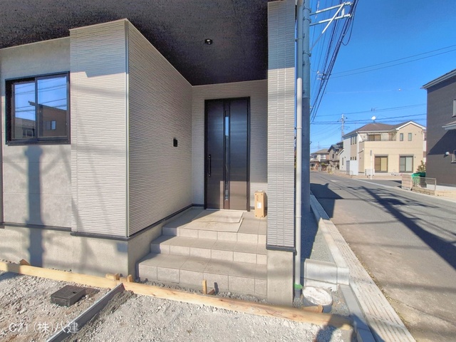 千葉県流山市こうのす台の新築戸建て外構写真 2026年2月3日撮影