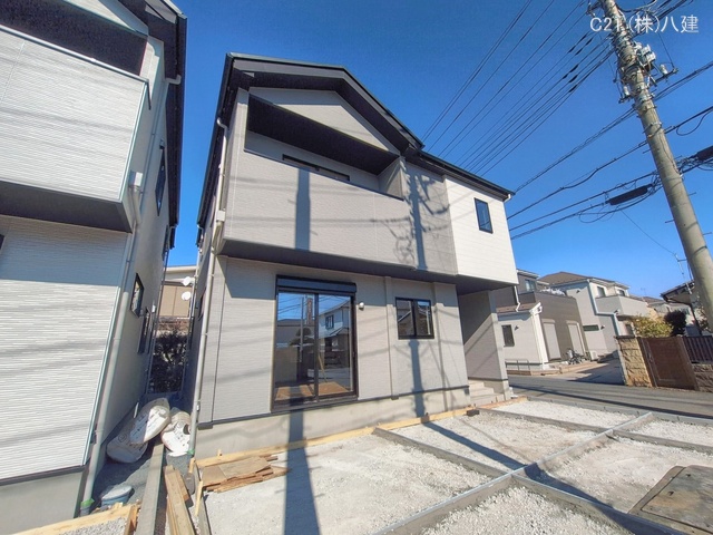 千葉県流山市こうのす台の新築戸建て外構写真 2026年2月3日撮影