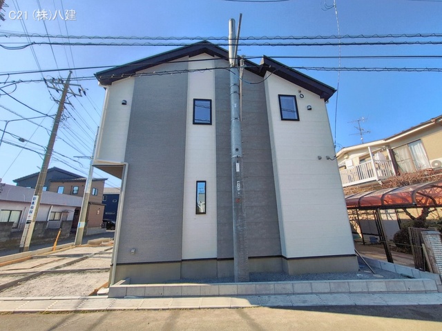 千葉県流山市こうのす台の新築戸建て外構写真 2026年2月3日撮影