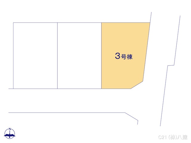 千葉県流山市こうのす台の新築戸建て全体区画図 ※図面と異なる場合は現況を優先