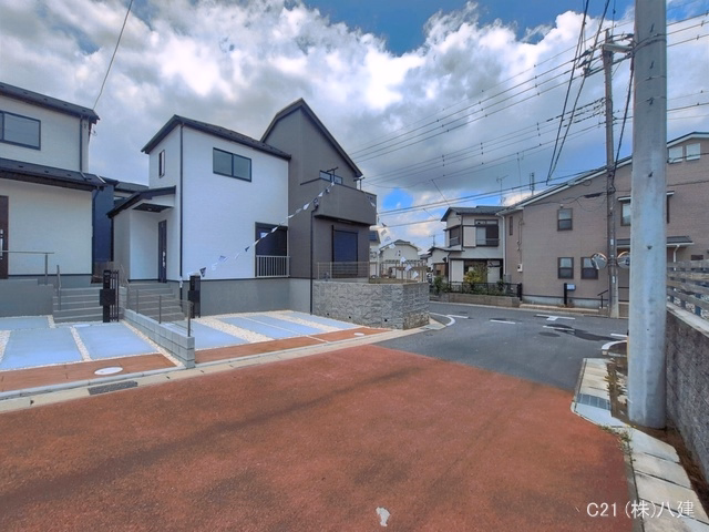 千葉県流山市思井1丁目の新築戸建て完成写真 2026年6月18日撮影