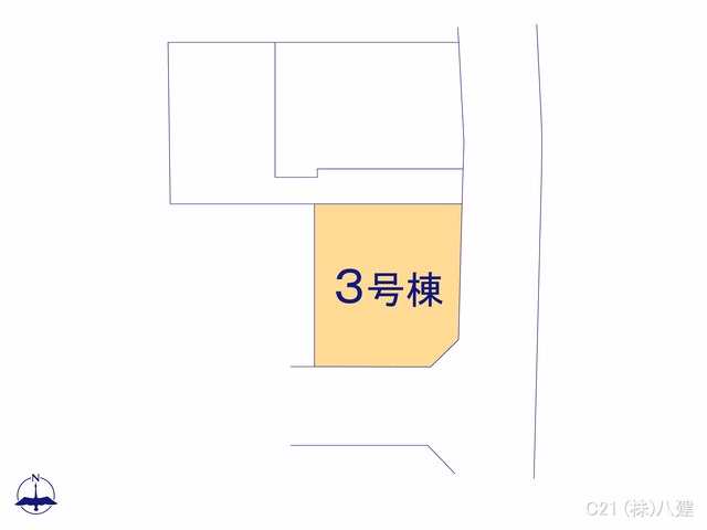 千葉県流山市思井1丁目の新築戸建て全体区画図 ※図面と異なる場合は現況を優先