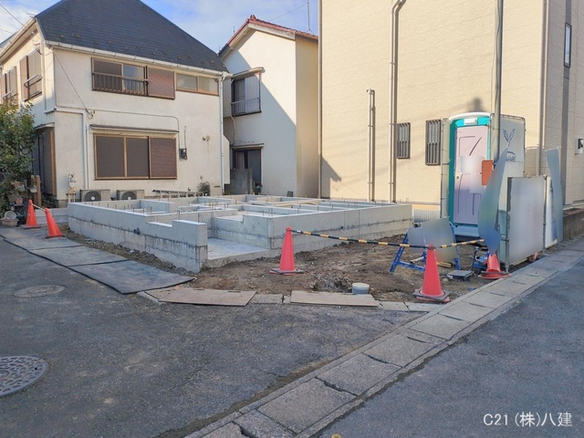 千葉県松戸市栄町７丁目の新築戸建て基礎写真 2026年1月27日撮影