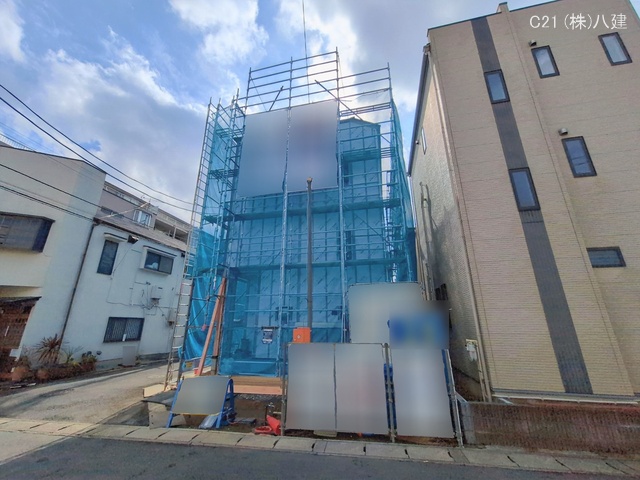 千葉県松戸市栄町７丁目の新築戸建てシート写真 2026年2月17日撮影