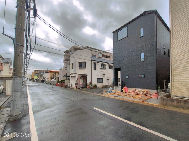 千葉県松戸市栄町７丁目の新築戸建て外構写真 2026年4月9日撮影