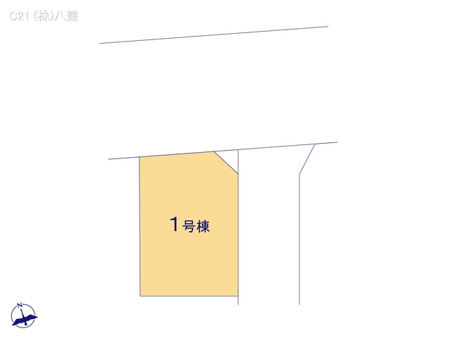 千葉県松戸市栄町7丁目の新築戸建て全体区画図 ※図面と異なる場合は現況を優先