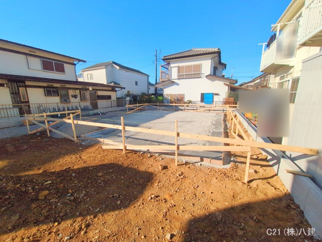 千葉県松戸市松飛台の新築戸建て基礎写真 2025年11月18日撮影