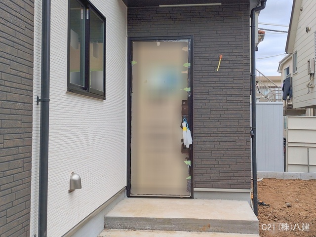 千葉県松戸市松飛台の新築戸建て外構写真 2026年1月27日撮影