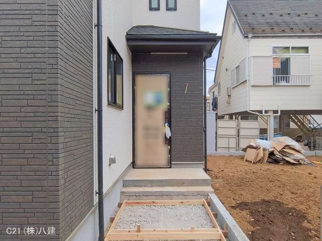 千葉県松戸市松飛台の新築戸建て外構写真 2026年1月27日撮影