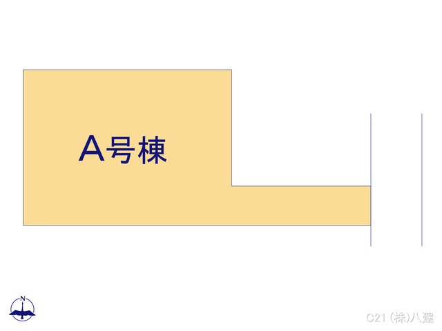 千葉県松戸市松飛台の新築戸建て全体区画図 ※図面と異なる場合は現況を優先