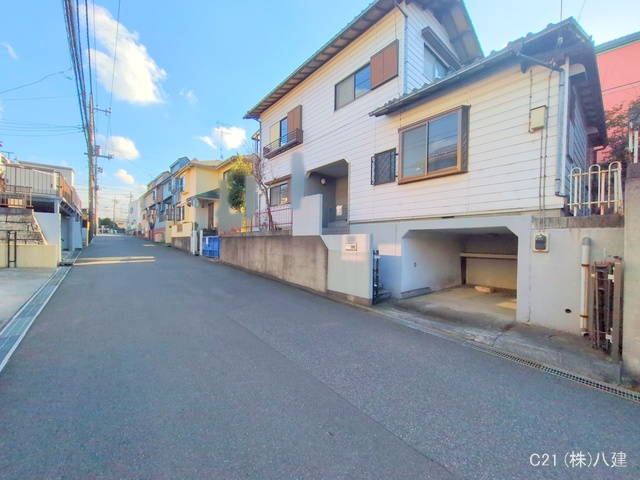 千葉県松戸市六高台8丁目の中古戸建て完成写真 2025年12月16日撮影