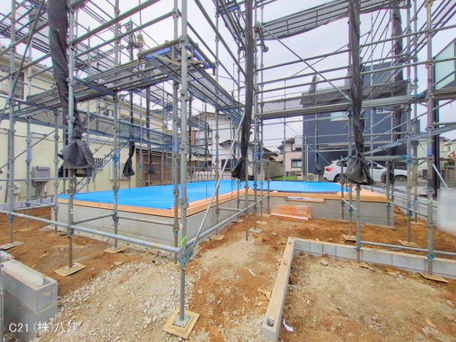 千葉県流山市富士見台１丁目の新築戸建て基礎写真 2025年11月24日撮影