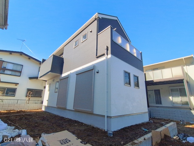 千葉県流山市富士見台１丁目の新築戸建て外構写真 2026年1月7日撮影