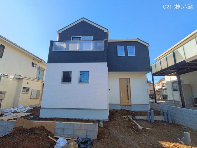 千葉県流山市富士見台１丁目の新築戸建て外構写真 2026年1月7日撮影