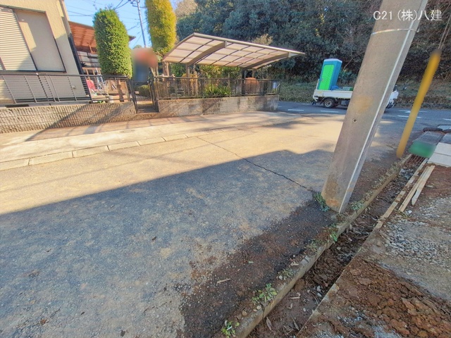 千葉県流山市富士見台１丁目の新築戸建て外構写真 2026年1月7日撮影