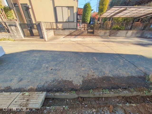 千葉県流山市富士見台１丁目の新築戸建て外構写真 2026年1月7日撮影