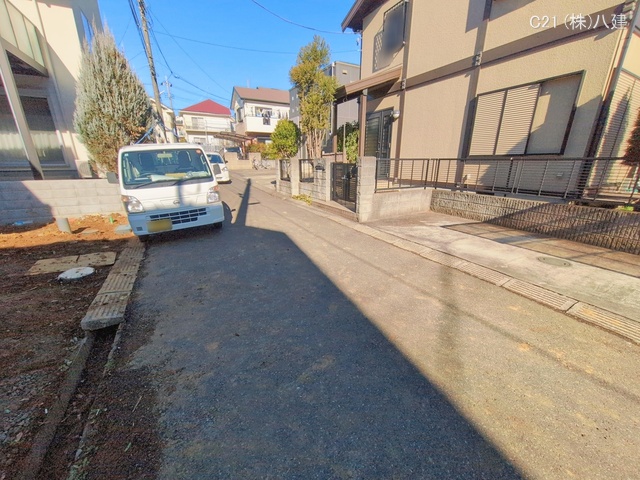 千葉県流山市富士見台１丁目の新築戸建て外構写真 2026年1月7日撮影