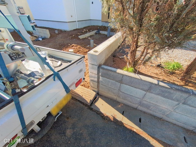 千葉県流山市富士見台１丁目の新築戸建て外構写真 2026年1月7日撮影