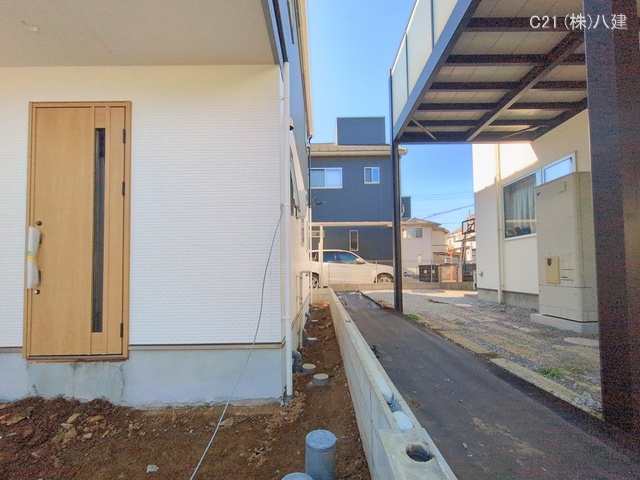 千葉県流山市富士見台１丁目の新築戸建て外構写真 2026年1月7日撮影