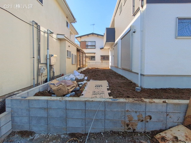 千葉県流山市富士見台１丁目の新築戸建て外構写真 2026年1月7日撮影