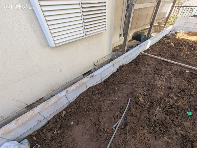 千葉県流山市富士見台１丁目の新築戸建て外構写真 2026年1月7日撮影