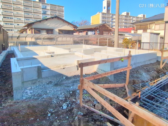 千葉県流山市向小金１丁目の新築戸建て基礎写真 2025年11月30日撮影