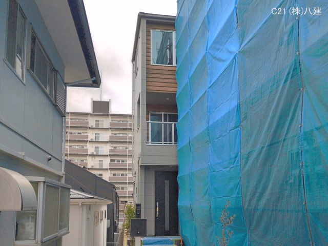 千葉県流山市向小金１丁目の新築戸建て外構写真 2026年3月24日撮影