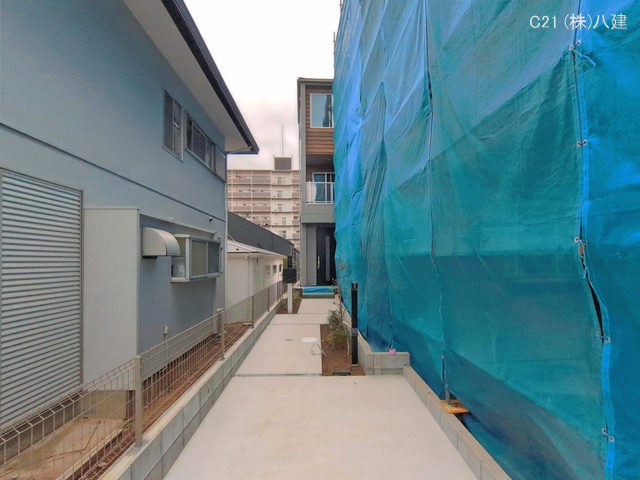 千葉県流山市向小金１丁目の新築戸建て外構写真 2026年3月24日撮影