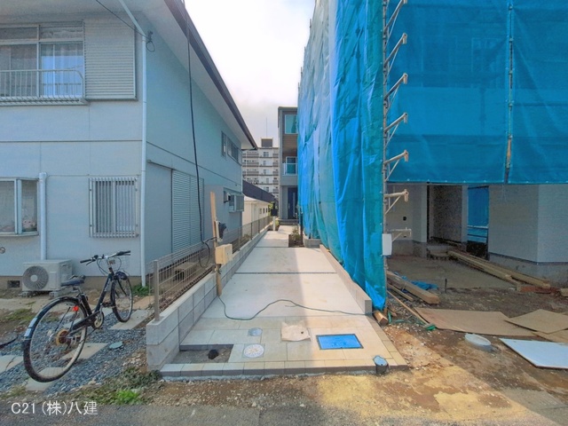 千葉県流山市向小金１丁目の新築戸建て外構写真 2026年4月16日撮影