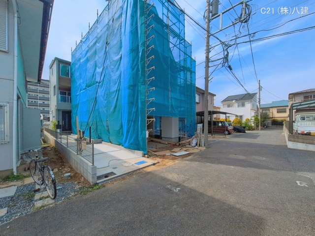 千葉県流山市向小金１丁目の新築戸建て外構写真 2026年4月16日撮影