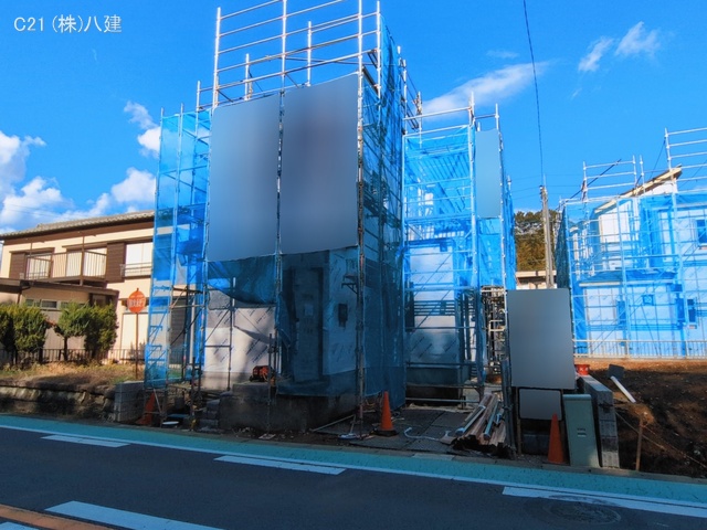 千葉県流山市名都借の新築戸建てシート写真 2026年3月3日撮影