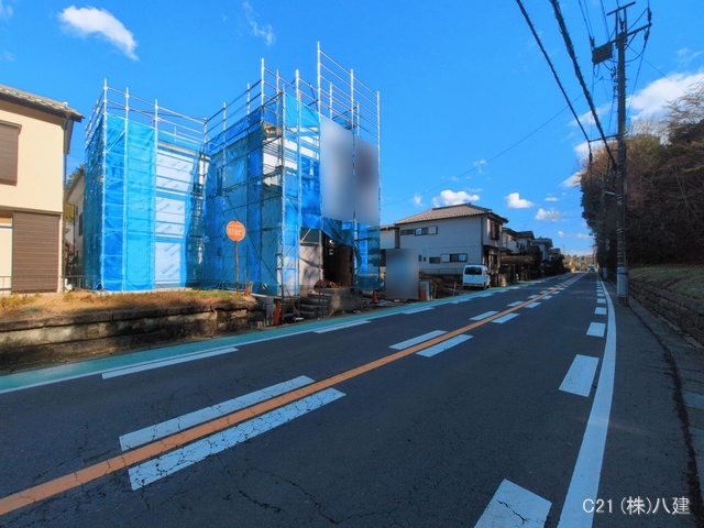 千葉県流山市名都借の新築戸建てシート写真 2026年3月3日撮影